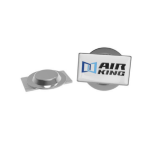 Pin rechthoek 19x11mm