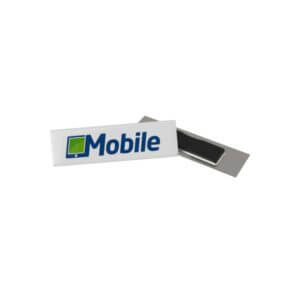 Naambadge Metaal 74x20mm