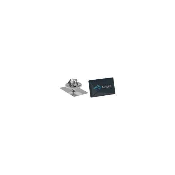 Pin slim rechthoek 19x11mm