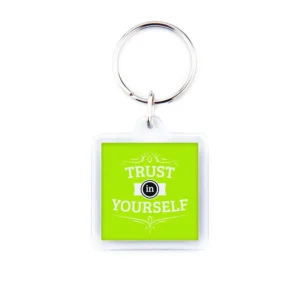 Sleutelhanger vierkant 32x32mm