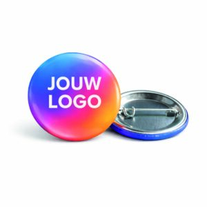 44mm button met speld