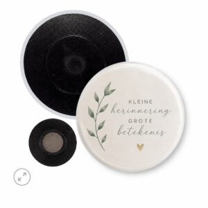 37mm button met kledingmagneet