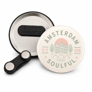 56mm button met dubbele magneet