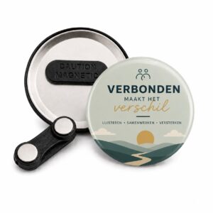 89mm button met dubbele kledingmagneet
