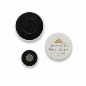 matte button 25mm kledigmagneet