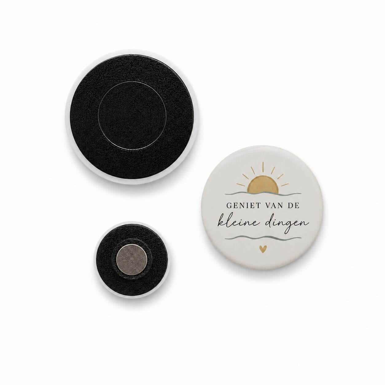 matte button 25mm kledigmagneet