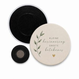 matte button 37mm kledingmagneet