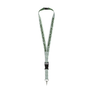 Gerecyclede PET Keycord met safety breakaway sluiting en gesp - 15mm - Dubbelzijdig