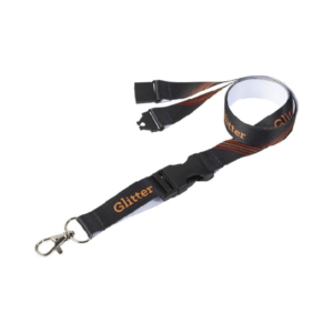 Keycord met safety breakaway sluiting en gesp - 15mm - Enkelzijdig